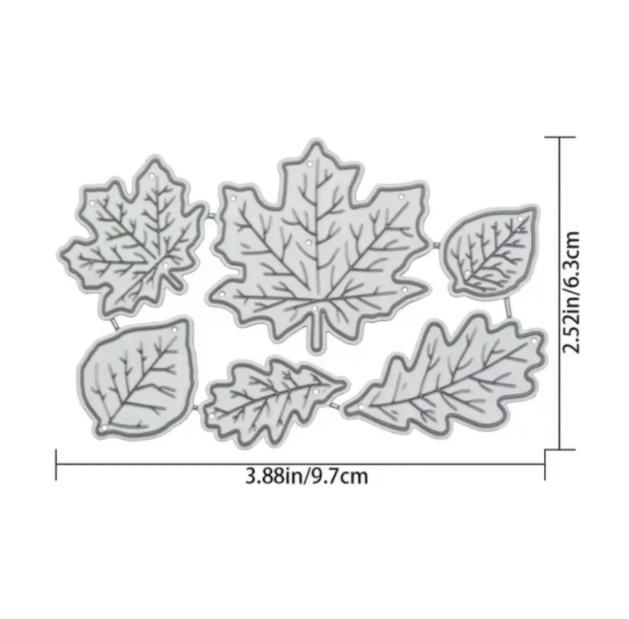 6Pcs/Set Maple Leaf Metal Cutting Dies Scrapbooking For Paper Making Card DIY Decorative Craft Embossing New Dies 8,439 reviews