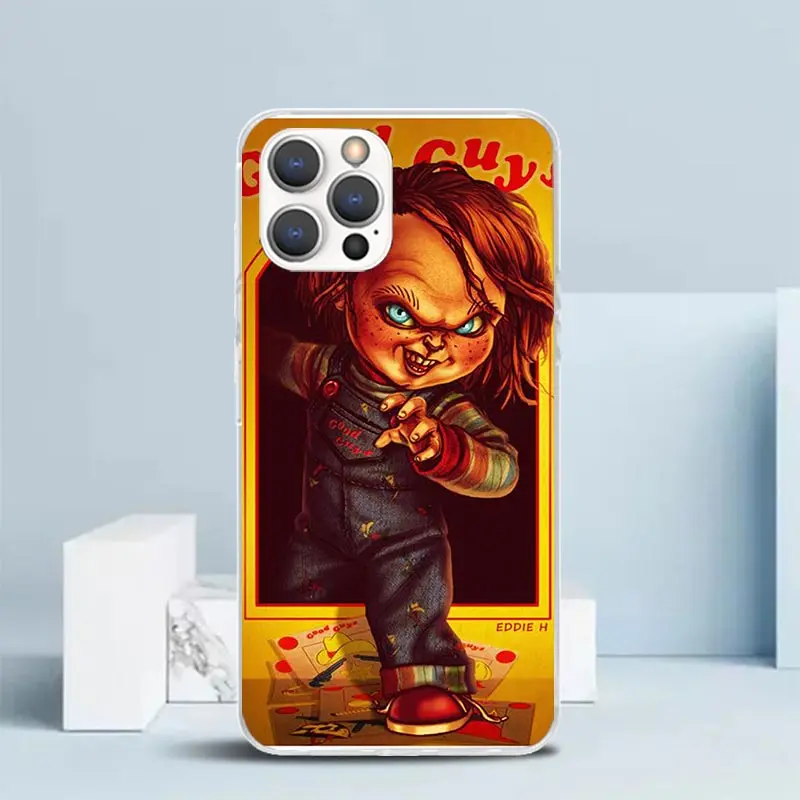 Chucky Child\'s Play Phone Case For IPhone 16 17 Air 16E 15 14 Plus 13 Mini 12 11 Pro Max 7 8 + SE 2020 Soft TPU Back Cover 16 17