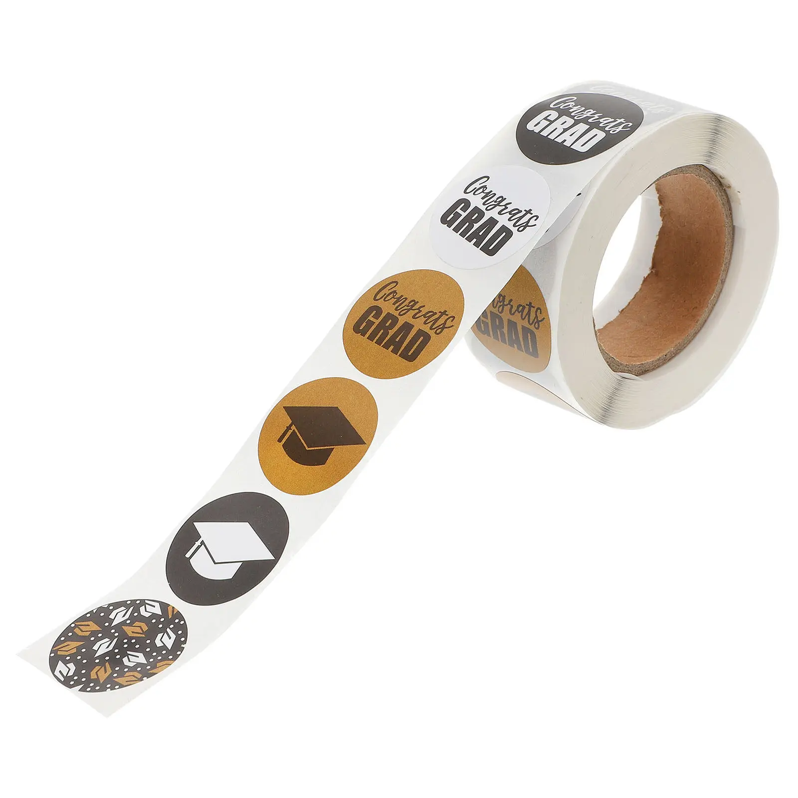 

Самоклеящиеся круглые наклейки с градуированным узором 2,54 см для конвертов, подарочной упаковки, декора для вечеринок, воздушных шаров и открыток