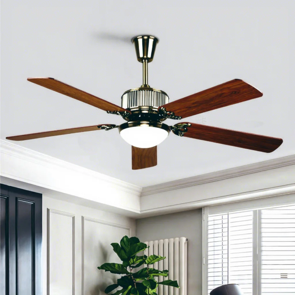 

Потолочный вентилятор с металлическим корпусом, частотным преобразованием и дистанционным управлением, светодиодный, с LED-подсветкой