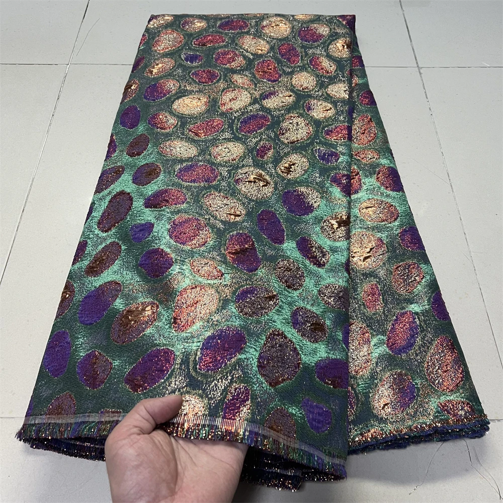 

African Nigerian Tulle Lace Fabric, Jacquard Organza, Embroidery Guipure, Party Prom Dress, High Quality, Latest, YXZ197, 2026