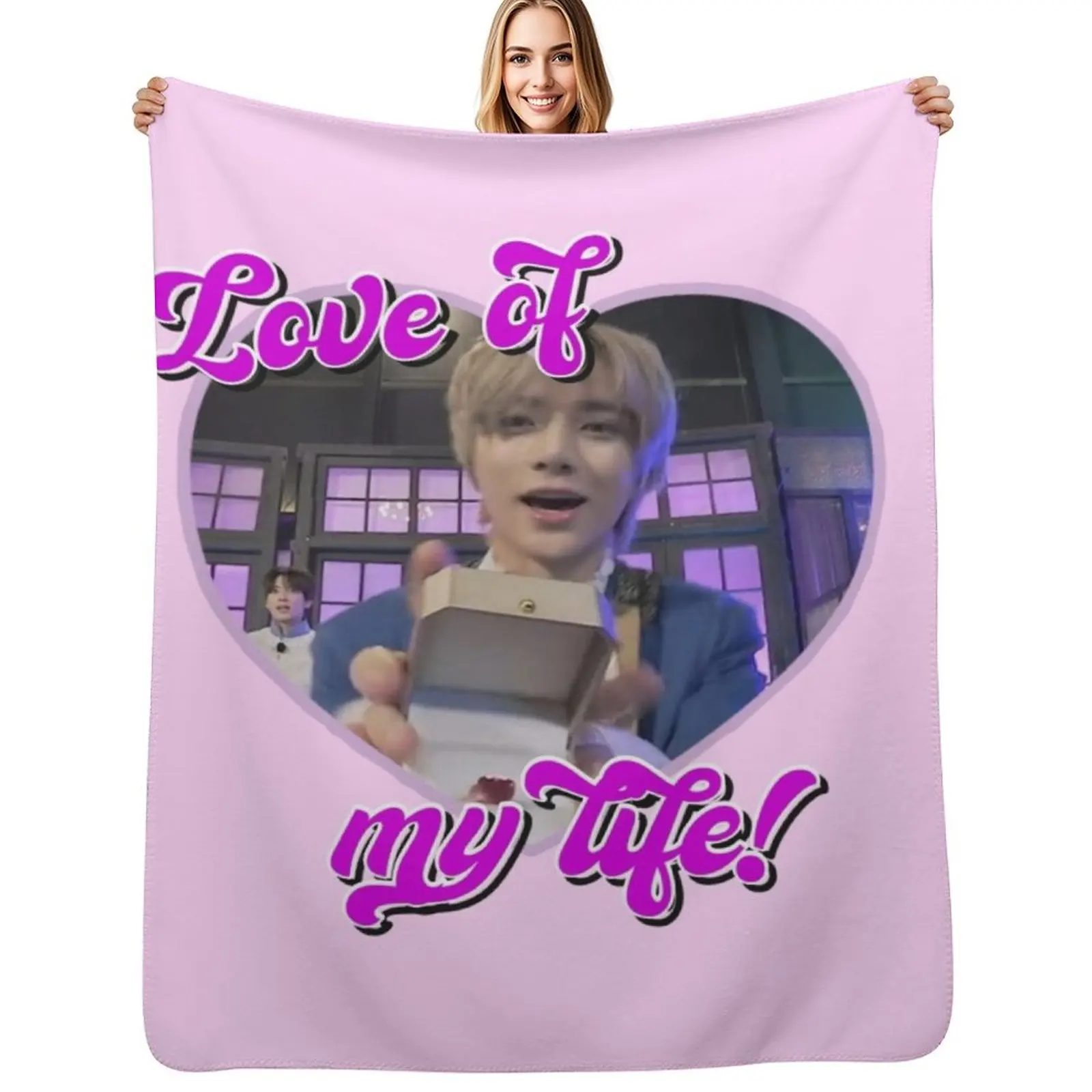 retro beomgyu loml Throw Blanket Cozy Home Blanket Gift for Christmas Holiday