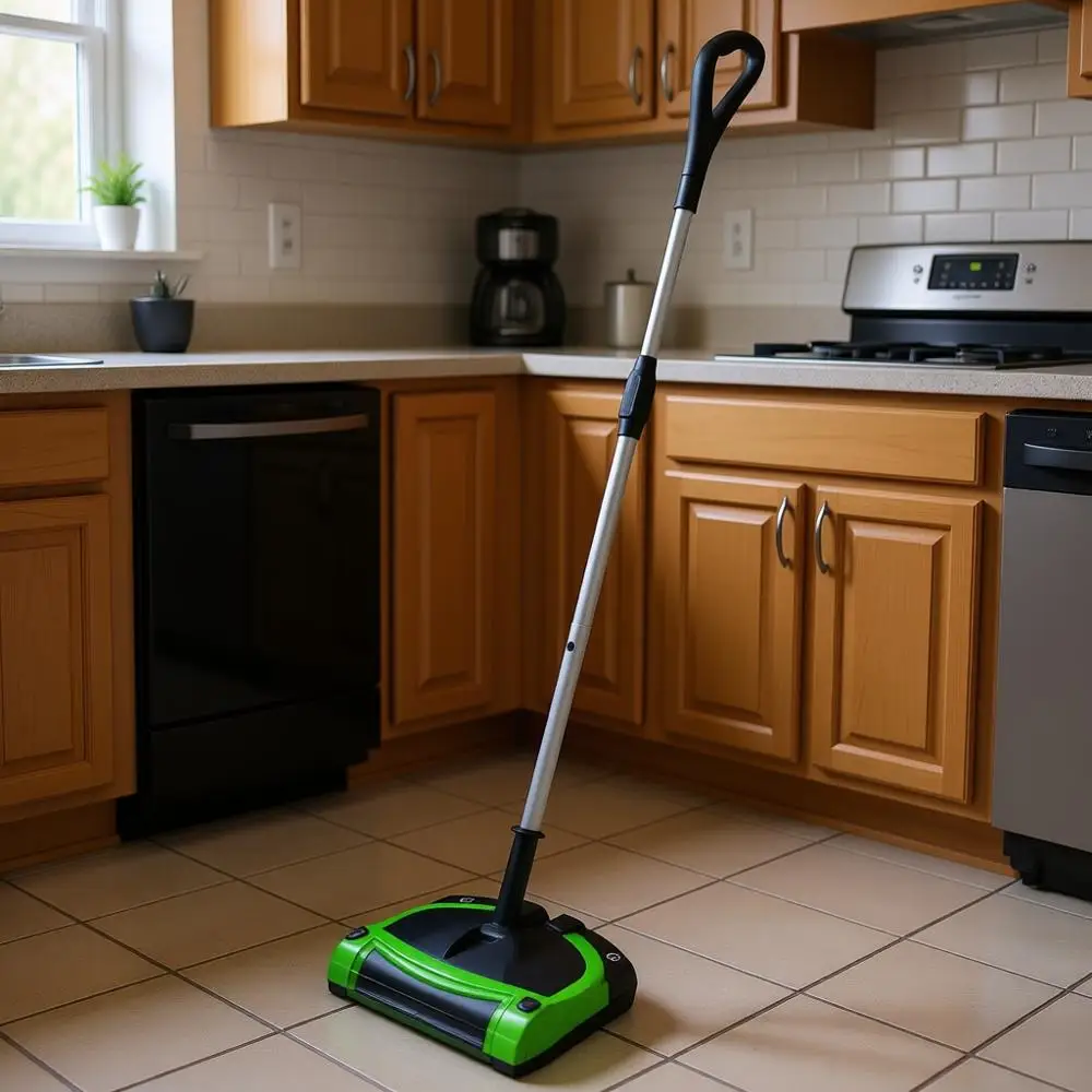 Rechargeable Cordless Sweeper, Green