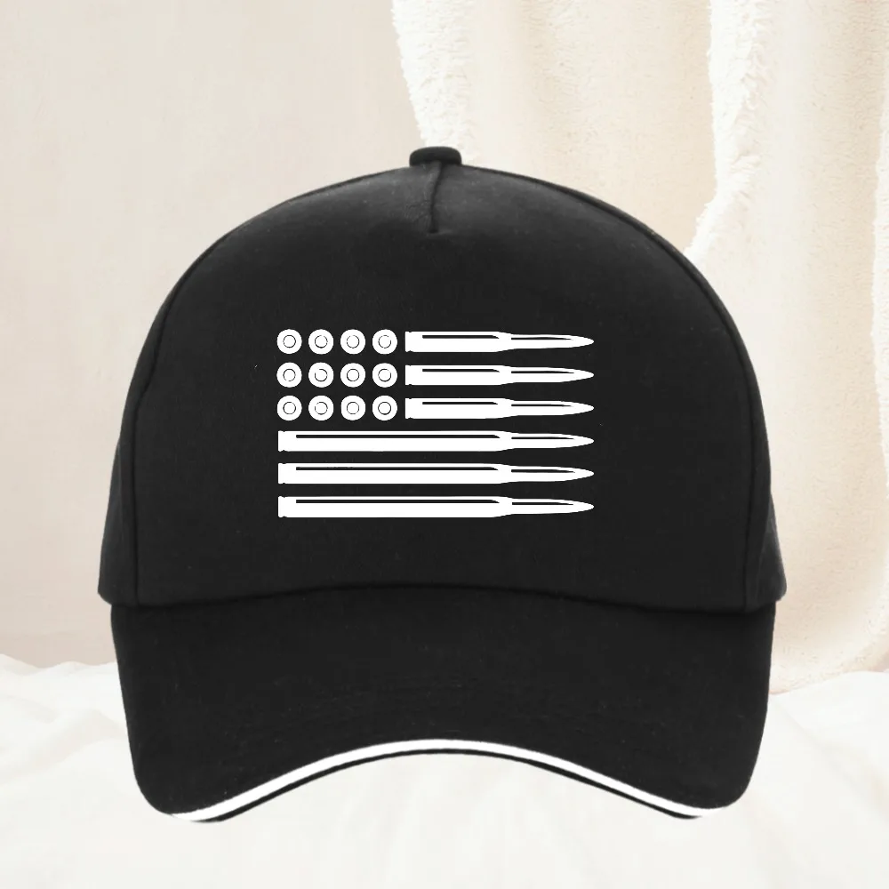 

Creative New Baseball cap Bullet American Flag Usa hat Fashion HipHop Hat Outdoor Sports Sunshade Hats Daily Commuter Hat