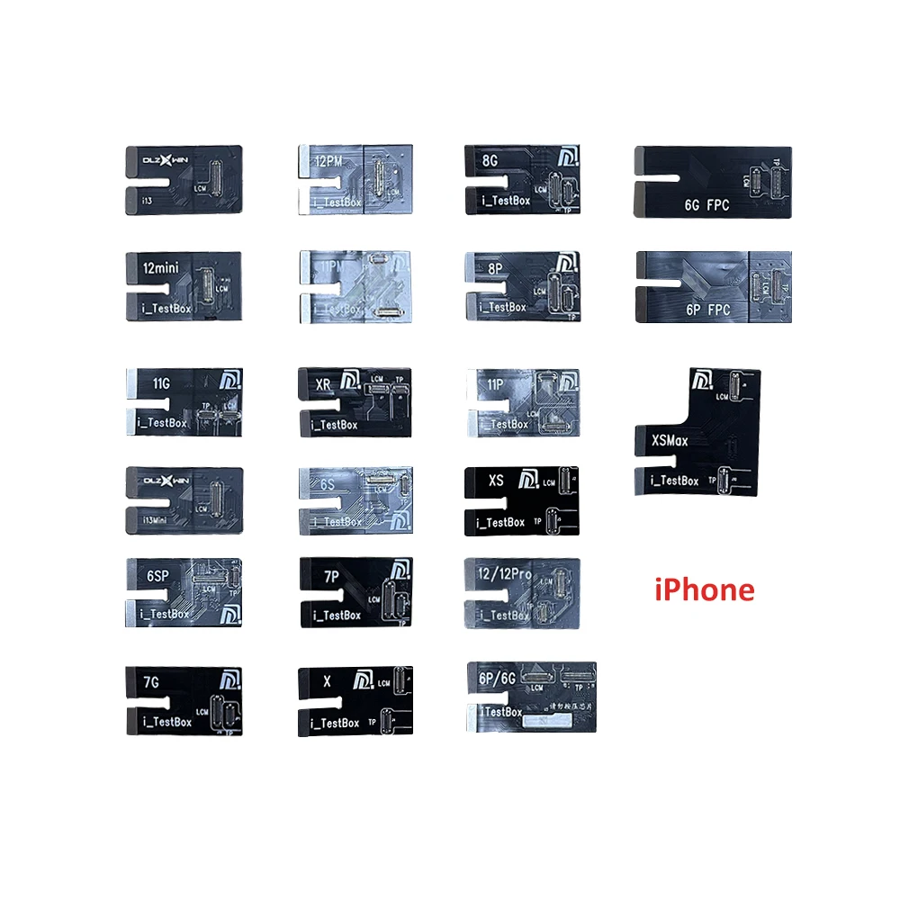 7 в 1 для iPhone 6 6S Plus 7 7Plus 8 8Plus 11 Pro Max сенсорный экран тестер коробка с тестовой платой ЖК-тестер инструменты