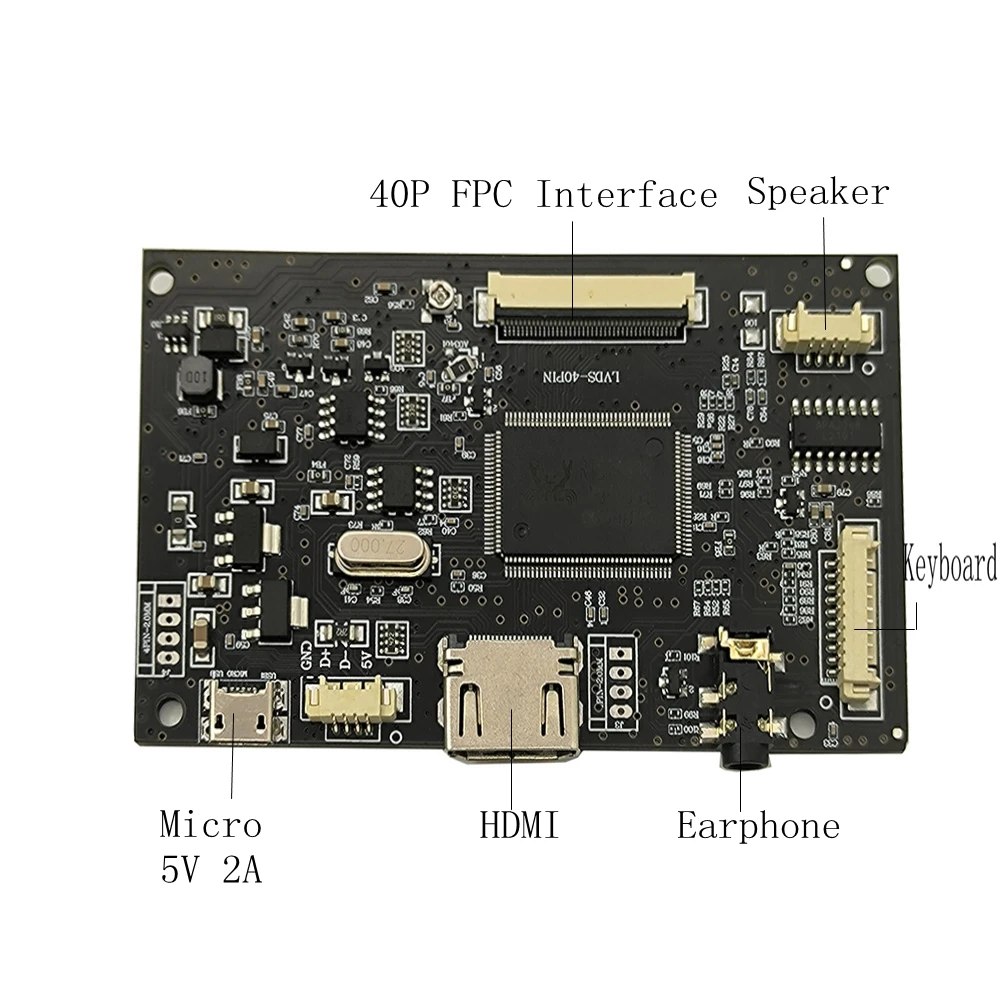 Imagem -06 - Hdmi Controlador Driver Board Painel Kit Monitor Tela Lcd Hj080ia01e He080ia-01d 1024x768 8