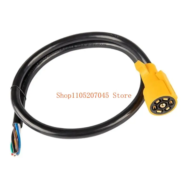 

37cd Dynamic Yellow 7-контактный буровой соединитель для прицепа длиной 120 см с защитой от ультрафиолета