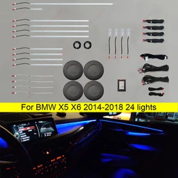 For BMW X5/X6 2014-2018 Car Decorative Auto Ambient Light Led Strip For F15/F85/F16 F85 G06 G05 Ambient Light Decoration Refit