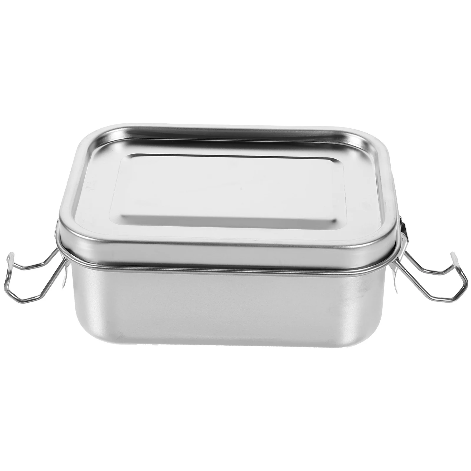 

Bento Box Stainless Steel Lunch Container for Cooked Rice Portable Food Storage Compartment Sealing Kitchenware Snack Holder