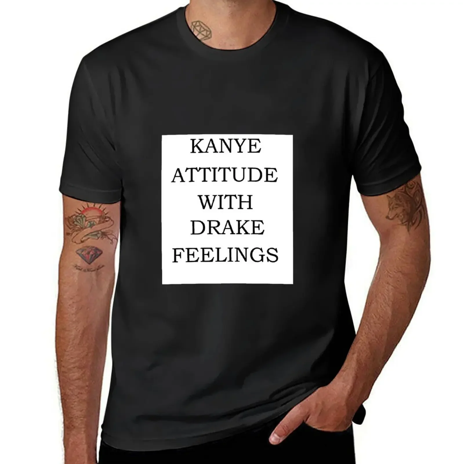 Yeezzy Drizzy T-Shirt street wear heavyweights men graphic t shirts