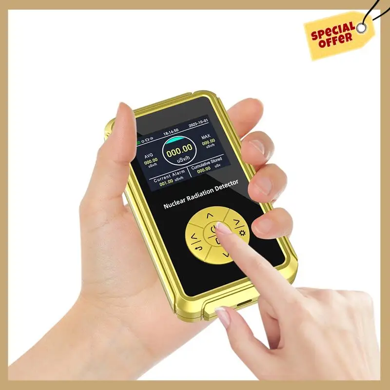 Geiger عداد كاشف الإشعاع النووي Geiger لوحة كاشف النشاط الإشعاعي لمياه الصرف الصحي النووية لبرامج الكمبيوتر دائم