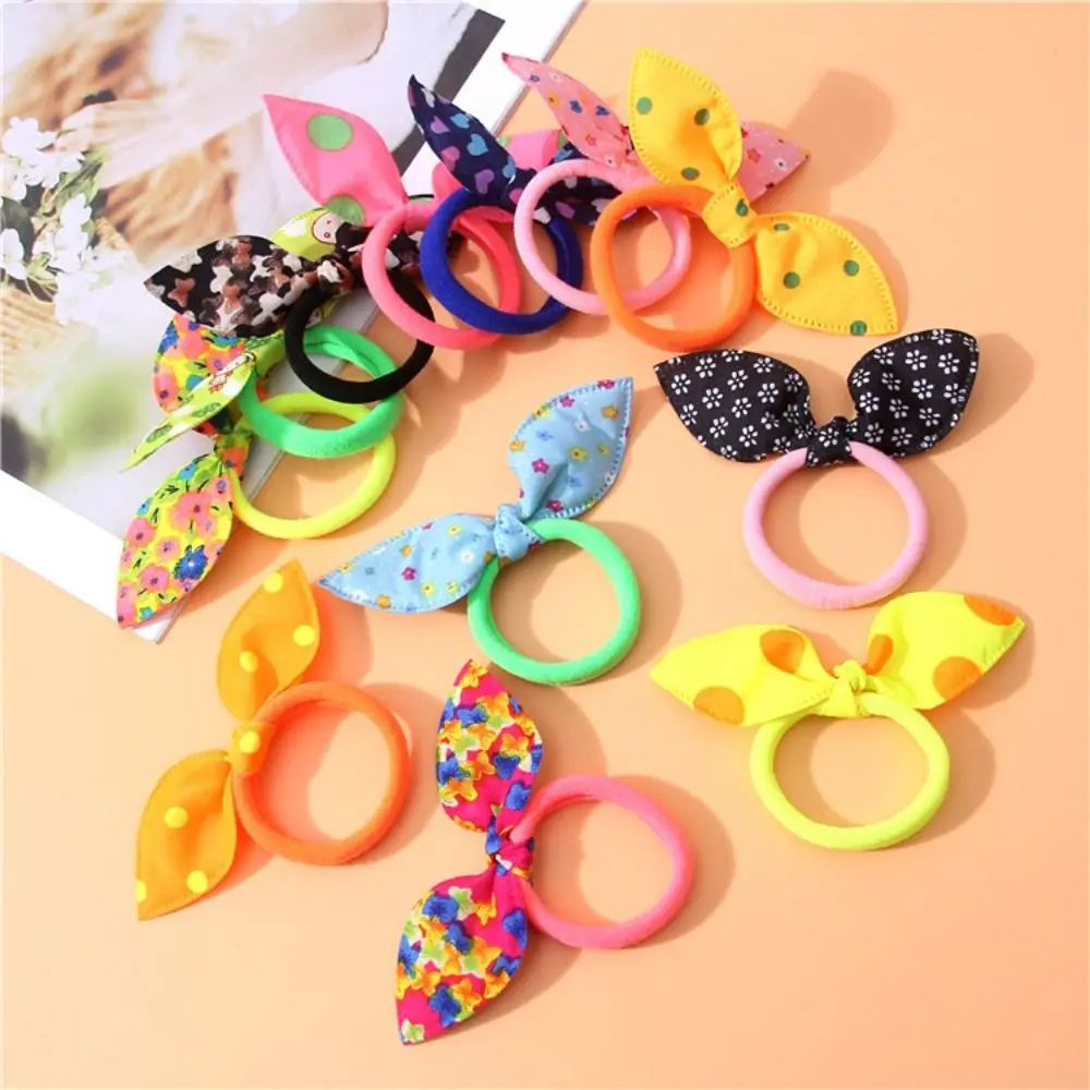 1/10PCS Hair Accessories Elastic Hair Bands Headbands Head Dress Bunny Ears Hair Ropes Hairstyle Tool Ponytail Holder Women