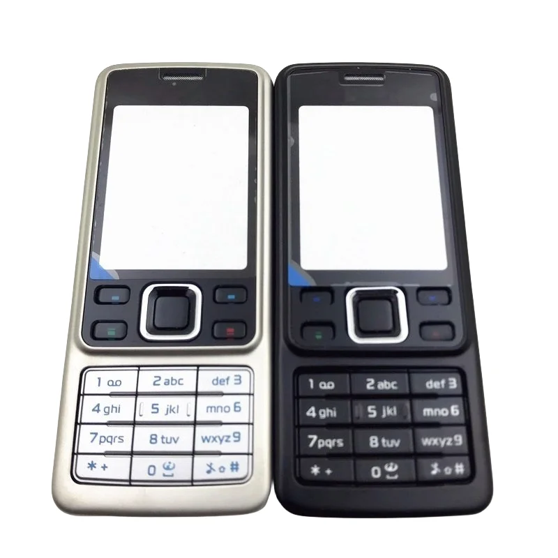 

10Pcs/Lote Full Housing Case For Nokia 6300 Mobile Phone Housing Cover Case + English keypad Replace