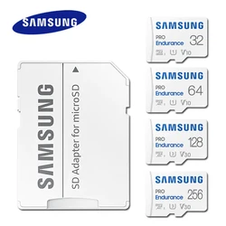 Cartão de memória samsung cartão microsd 256gb/128gb/64gb a2 sdxc 32gb sdhc u1 class10 tf cartão para vídeo vigilância carro dvr smartphone