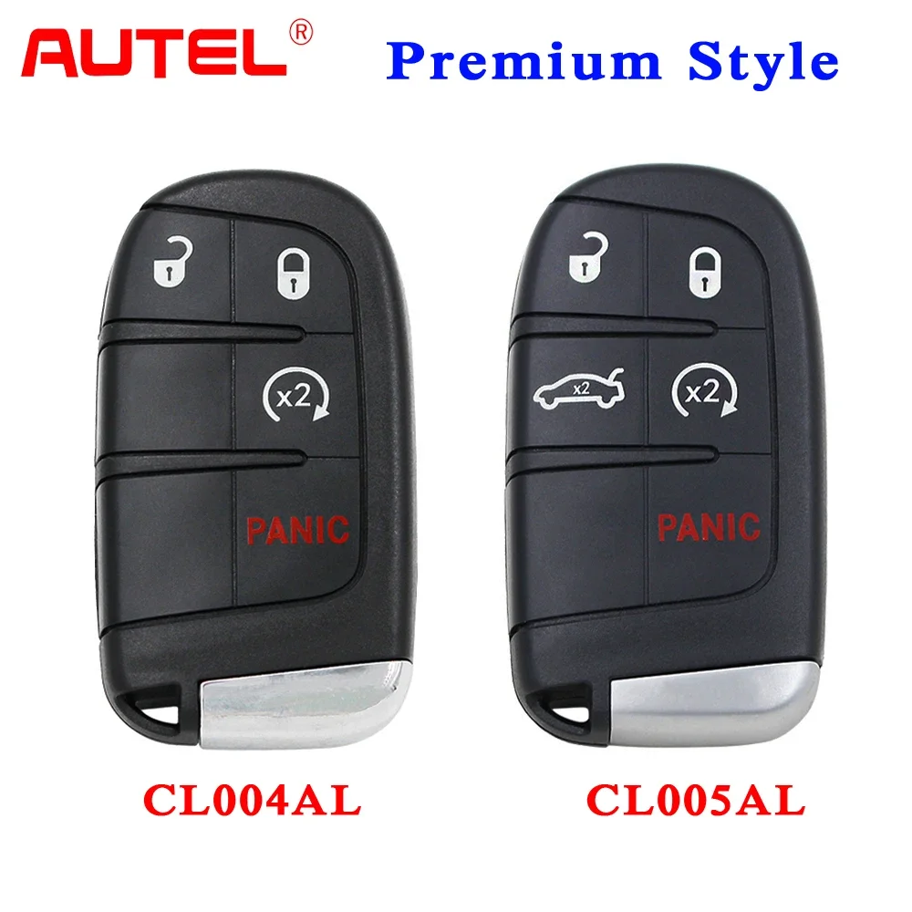 AUTEL MAXIIM IKEY Premium Style Smart Key for Chrysler CL004AL CL005AL Used with MaxiIM KM100 KM100E IM508 IM608 PRO