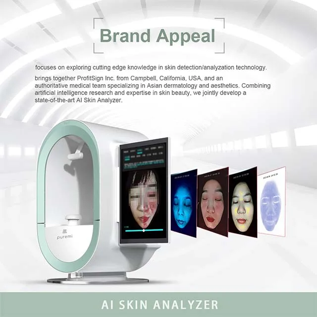 2025 Newest Korean Skin Analyzer Machine - 3D Face Scanner with AI Technology, Professional Skin Care Device for Home and Spa