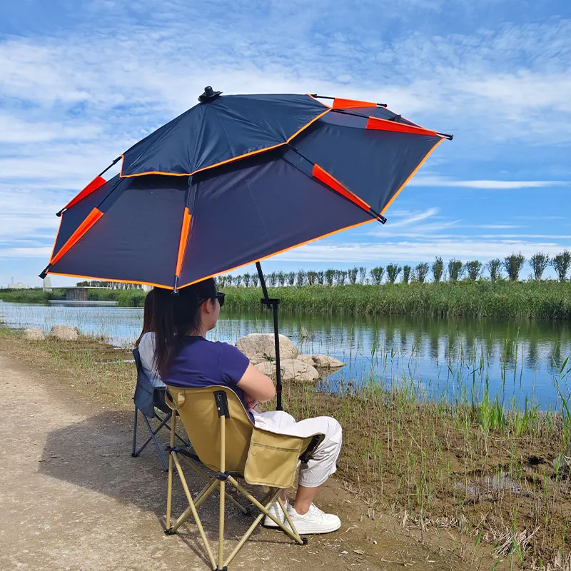

Customize New Model Effortless Quick-Setup Big Wind Resistant Fishing Umbrella for Outdoor Fishing Trips