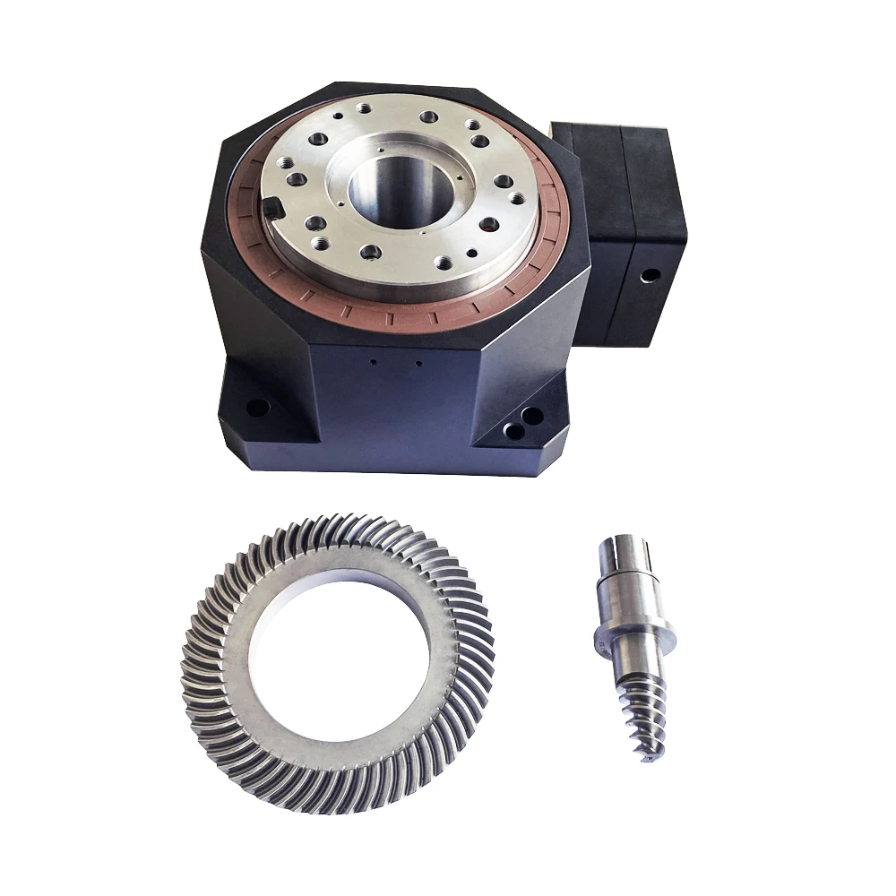 Heavy duty Helical Spiral Gear hollow rotating platform speed reduction reducer rotary table rotation accurate positioning