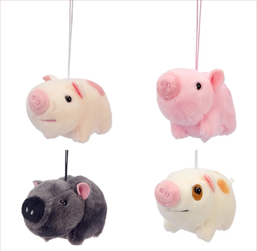 Mini pluszowy breloczek, uroczy breloczek w kształcie świnki do plecaków i torebek, miękka pluszowa zawieszka do torby dla dzieci, chłopców i dziewcząt.