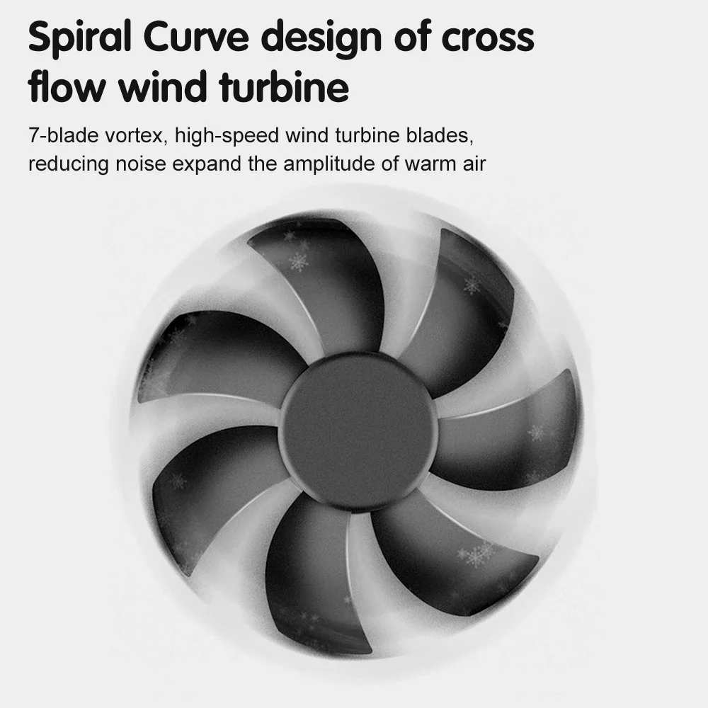 Portable Heating Fan Warm Blower Portable Desktop Household Wall Home Heating Stove Radiator Warmer Machine For Winter