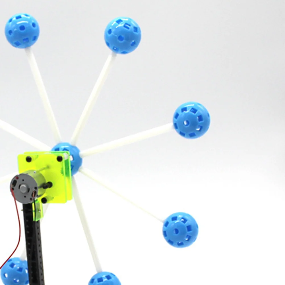 

Солнечная энергия DIY колесо обозрения в сборе образовательный эксперимент набор синий для детей практическое обучение и воображение