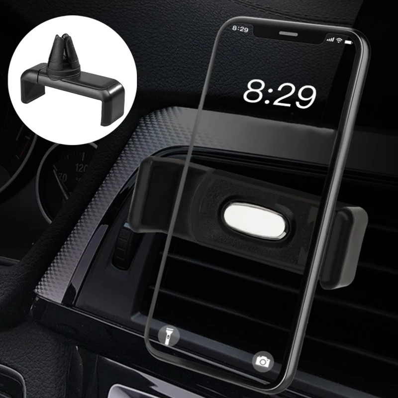 Suporte Universal para Celular de Saída de Ar do Carro (1 unidade) - Suporte Interno para Celular em ABS