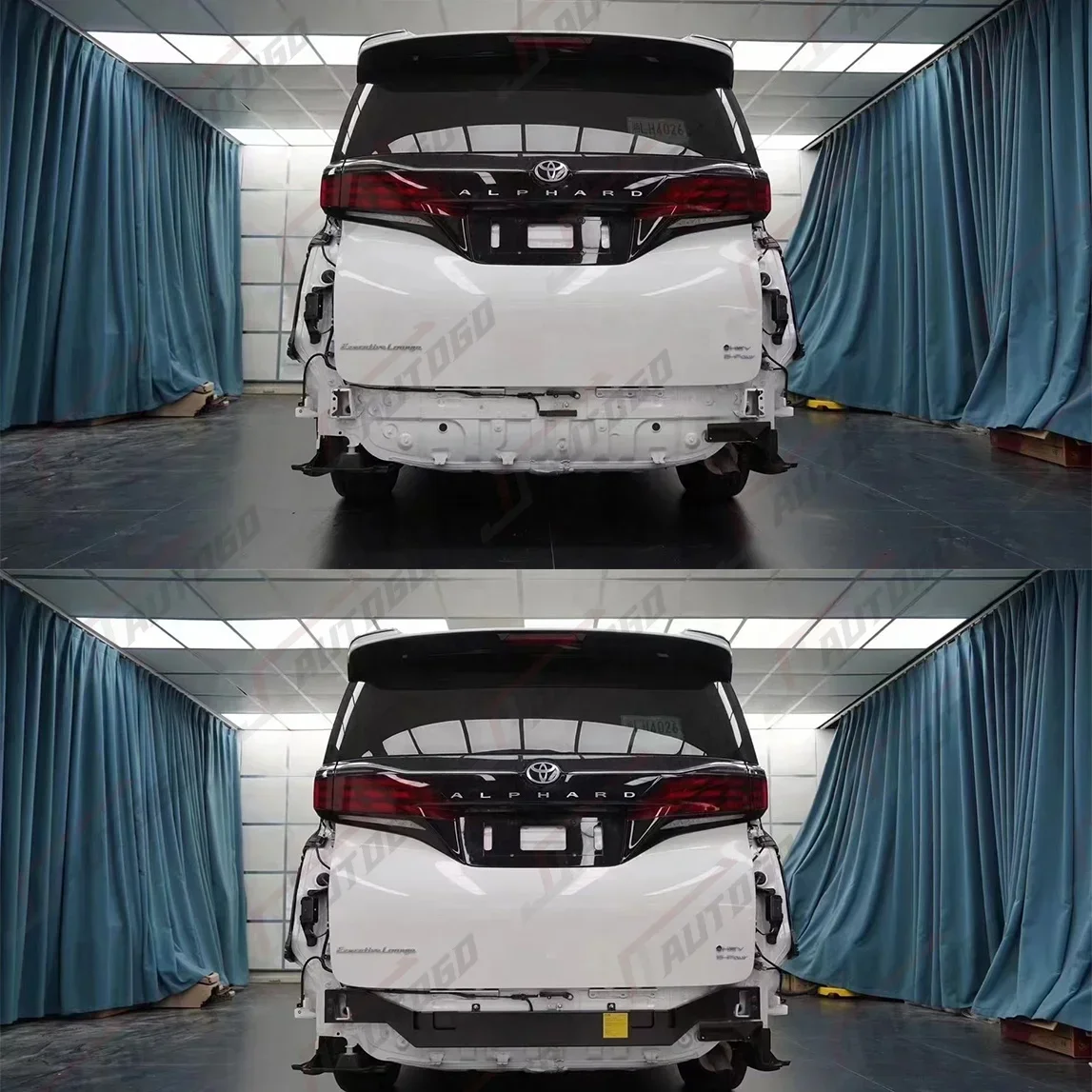 New Design Rear Manganese Steel Anti-collision Beam for Toyota Alphard Vellfire Lexus LM Anh 40 Series 2023+ Rear Bumper