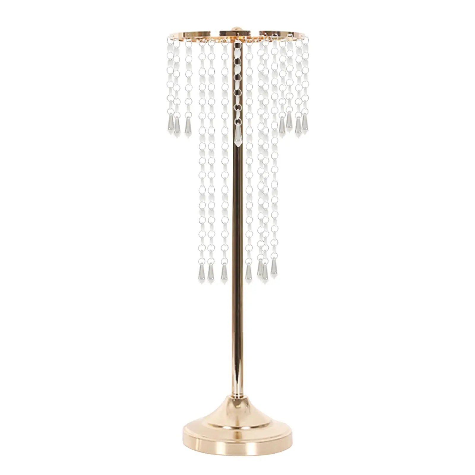 Crystal Display Rack Centerpieces Holder Stand Pot Rhinestone for Garden, Wedding ,Drawer, Yard,