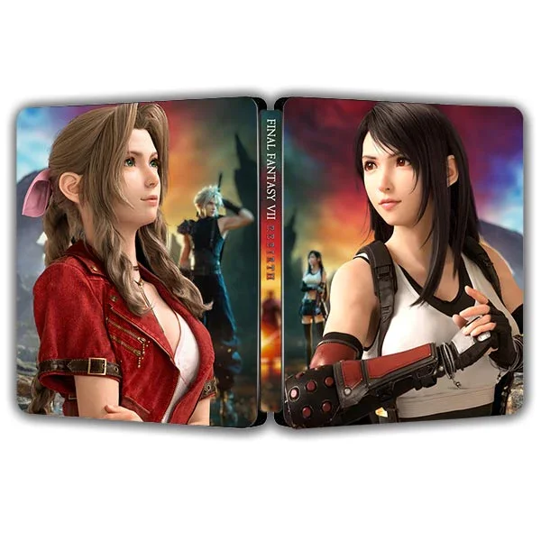 Final Fantasy VII Rebirth, Tifa, edición personalizada en el extranjero Juegos PS4/PS5 Caja de hierro, Caja de fantasía, Libro de acero Sin juegos