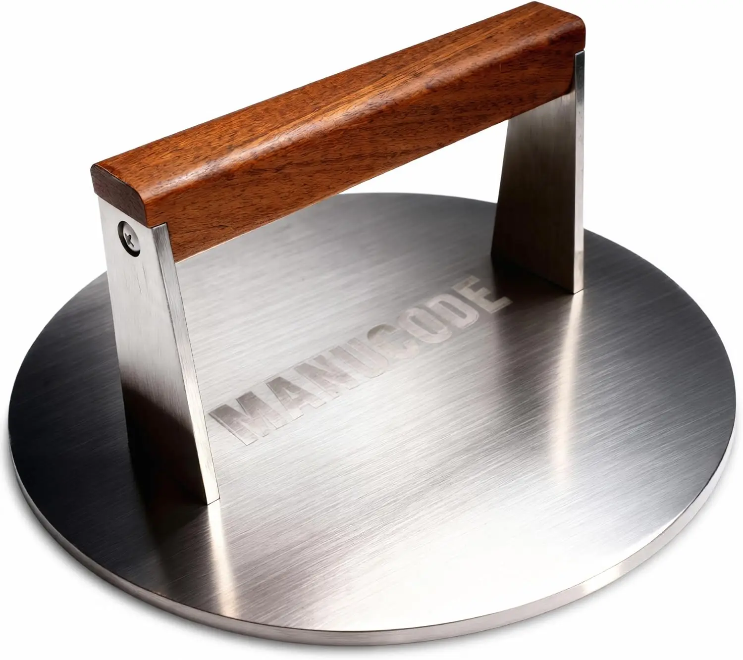 

Smash Burger Press, 3.8-Lb Burger Smasher, 9-Inch Bacon Press for Batch Cooking, Stainless Steel, Easy to Clean and Seasoning Fr