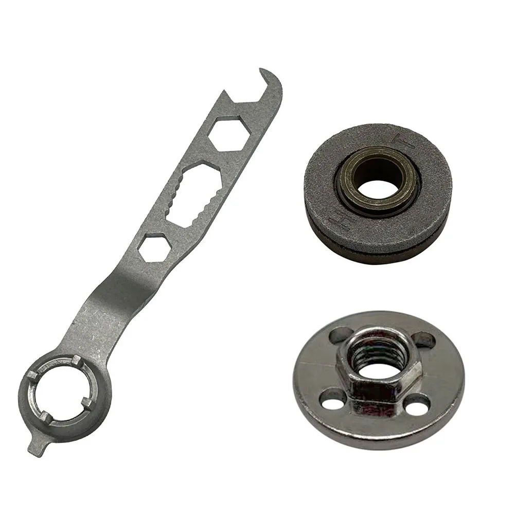 4 Claw Grinder Removal Wrench With Pressure Plate For 100 Type Angle Grinder Metal Black Silver 30x30mm Flange Nut Spanner Tool