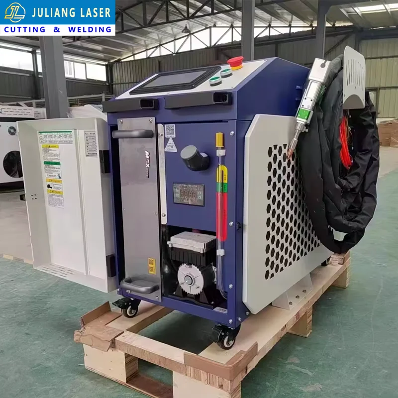 Handheld 4-in-1 Fiber Laser Welding Machine 1500W-3000W for Metal, Stainless Aluminum - Cleaning Cutting Removal