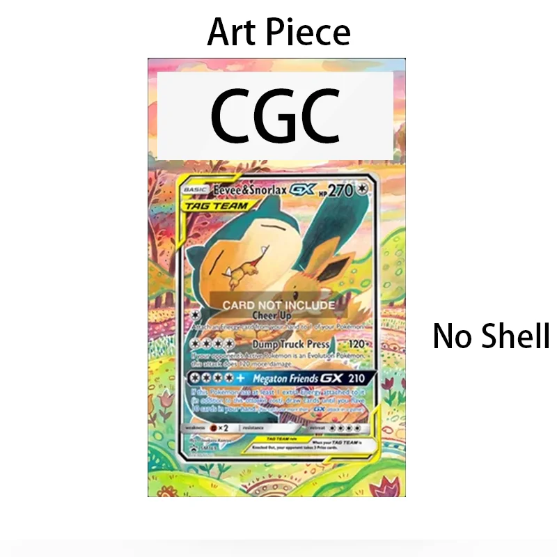 Art Display for Pokemon Sun & Moon Eevee & Snorlax-GX Anime Expand Art Fans Gift Recyclable Acrylic Protective Case Keychain view 5