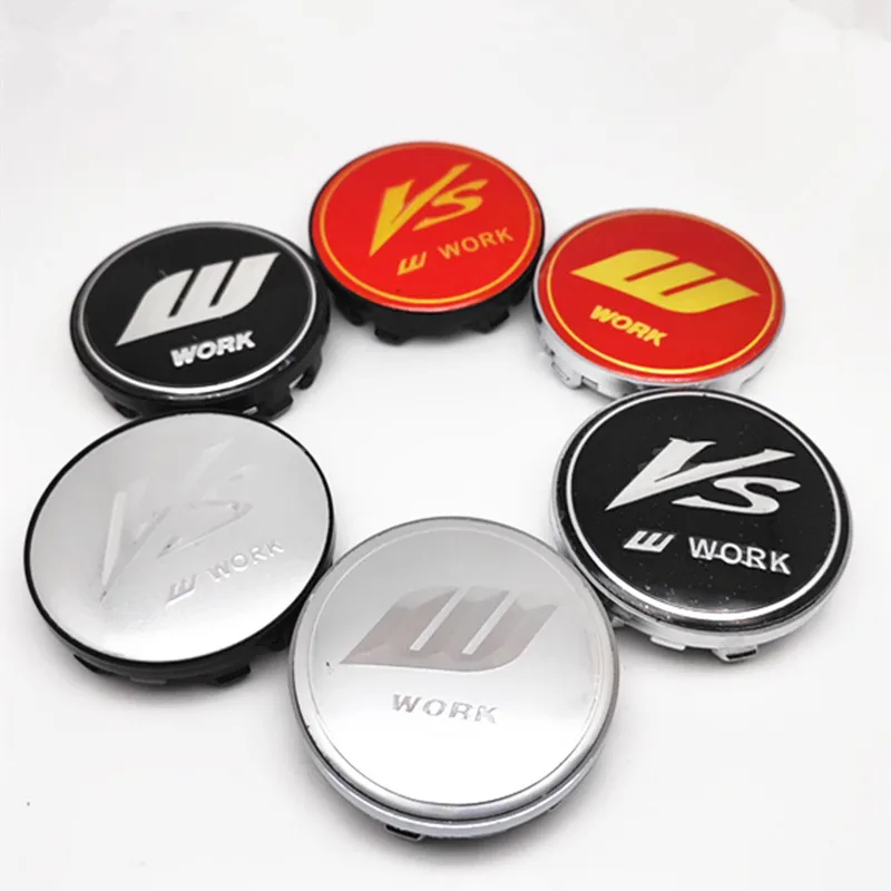 4pcs 59mm 55mm Vossen Wheel Center Cap Hub Cover Car Styling Rims Dust Proof Hubcaps Emblem