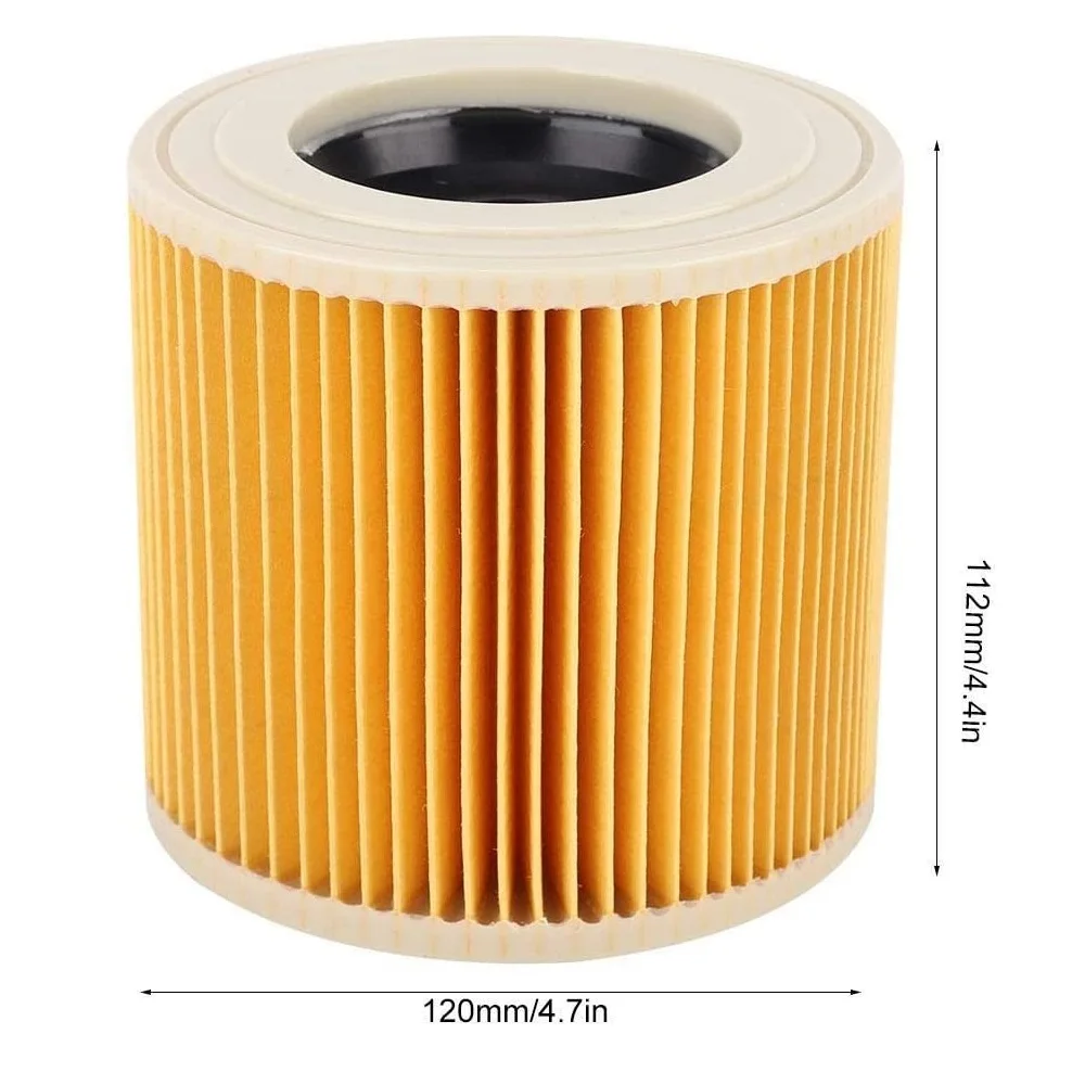 Filter WD3,Cartridge Filter Vacuum Cleaner Part for Karcher A2004 A2054 A2204 A2656 WD2.250 WD3.200 WD3.30