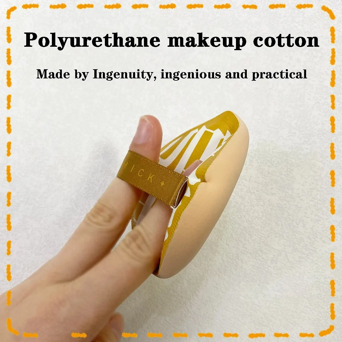 8 قطع من منتفخ حلوى القطن الأخضر قابلة لإعادة الاستخدام لمكياج كريم الأساس الجاف والرطب BB