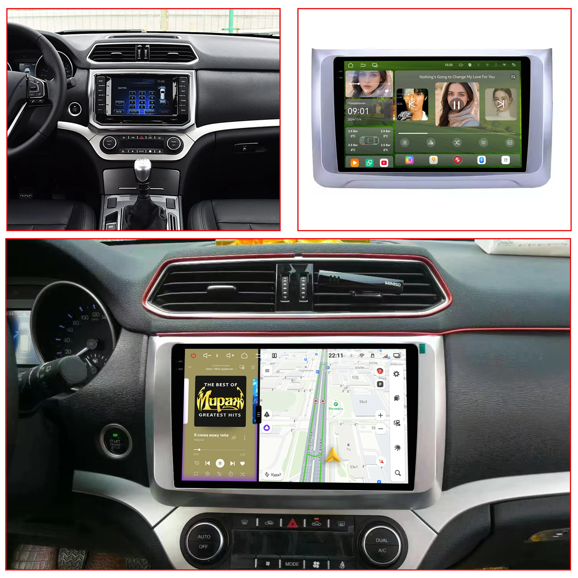 Redpower Crystal Sound 850 Pro Max Android Car Radio Player Screen for Great Wall Haval H6 Coupe 2015-2017 CarPlay Bluetooth