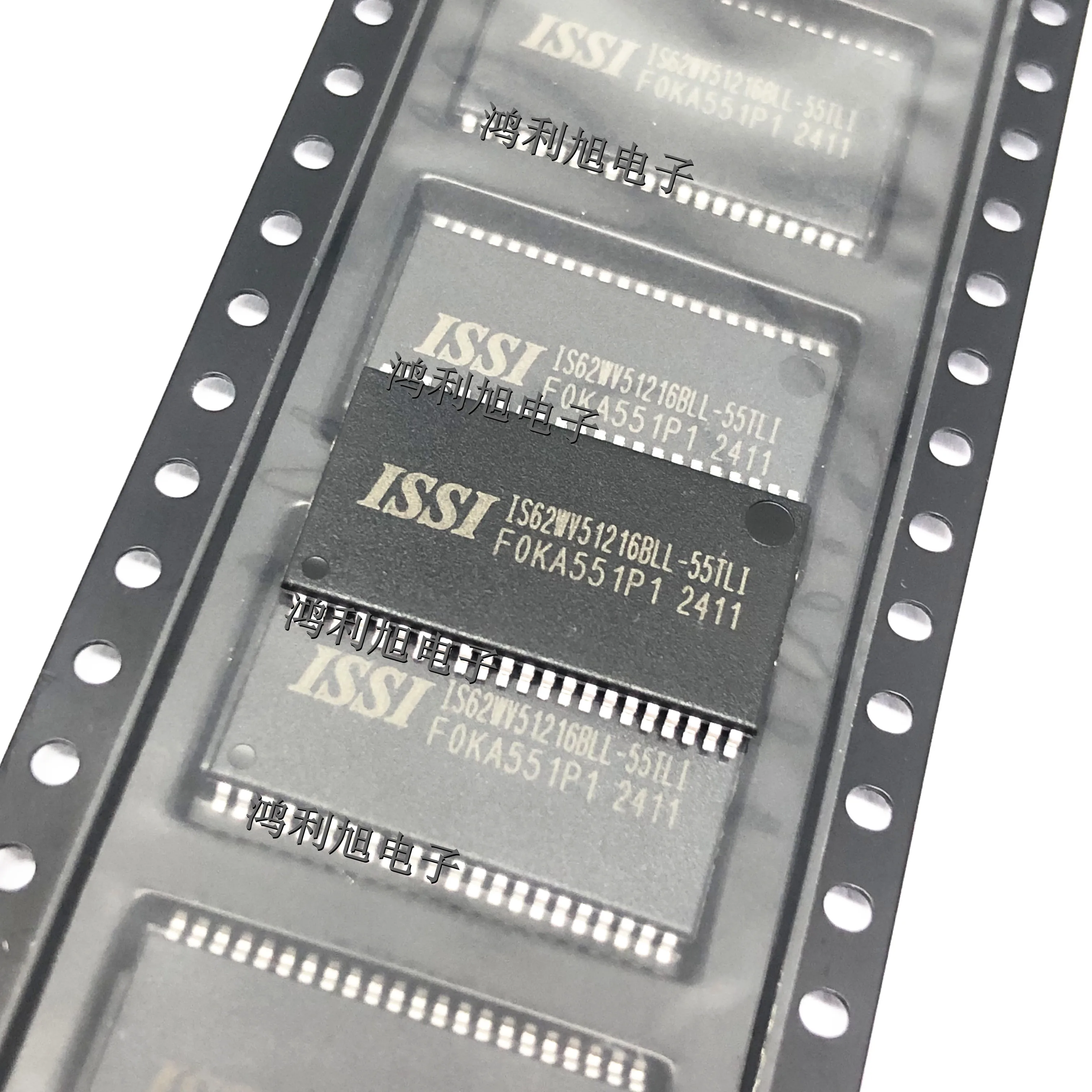 Chip SRAM Async IS62WV51216BLL-55TLI, Async, 3,3 V, 8M-Bit, 512K x 16, 55ns, 44 Pines, IS62WV51216BLL-55TLI-TR T/R, 1 unidad por lote