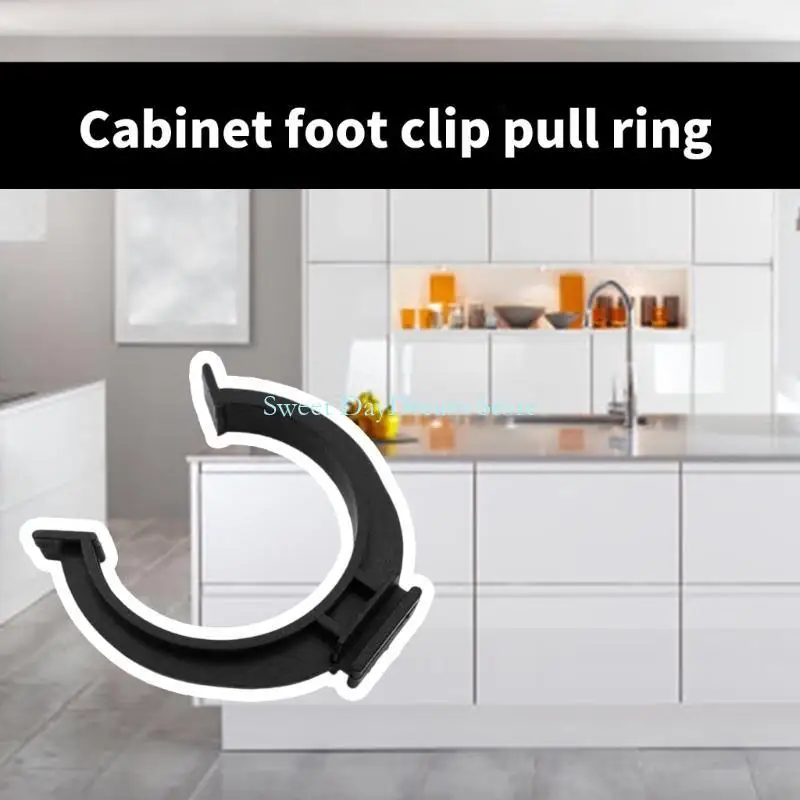 Y88C Kitchen Plinth Leg Clip Reliable Kickboard Support Kitchen Kickboard Clip set