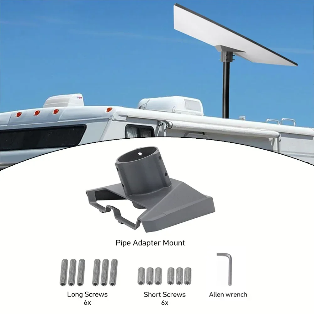 Pipe Adapter Replacement For Starlink Gen 3 Roof Wall Mount Connecting Rod Mounting Kit Roof Pole Mount Adapter Holder Accessory