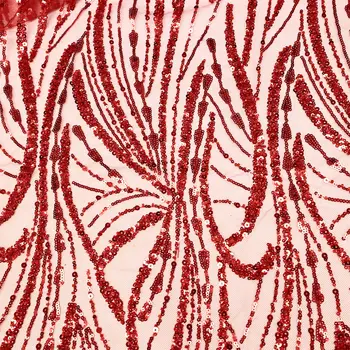 2025年非洲蕾絲布料,亮片串珠刺繡,新郎尼日利亞新娘高品質法國薄紗蕾絲布料,婚禮用。 10 最佳銷售 奢華蕾絲 - №2