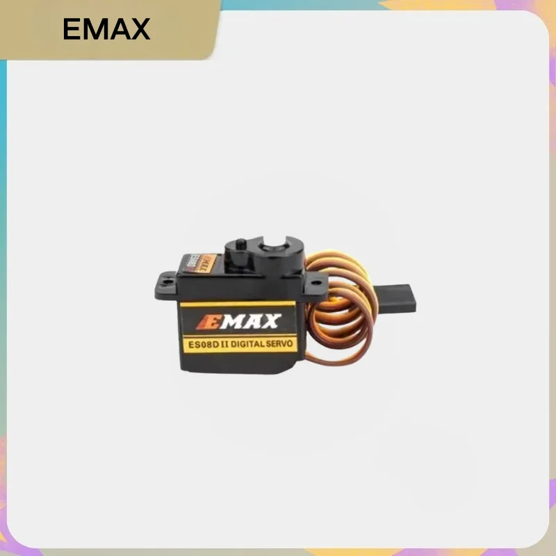 Servo Digital Micro EMAX ES08D II com Engrenagem de Plástico, para Helicóptero RC, Avião, Quadricóptero, Drone, Peças de Reposição de Alta Velocidade e Precisão