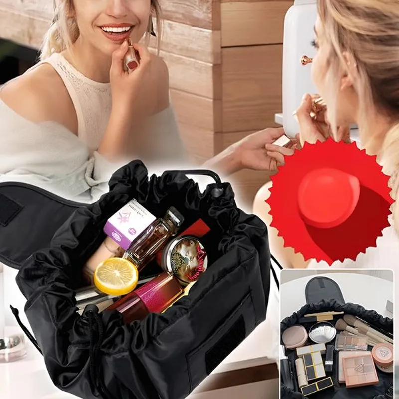 [High-capacity string] Portable Pau Ups Cosmetic Pau High-grade waterproof bag