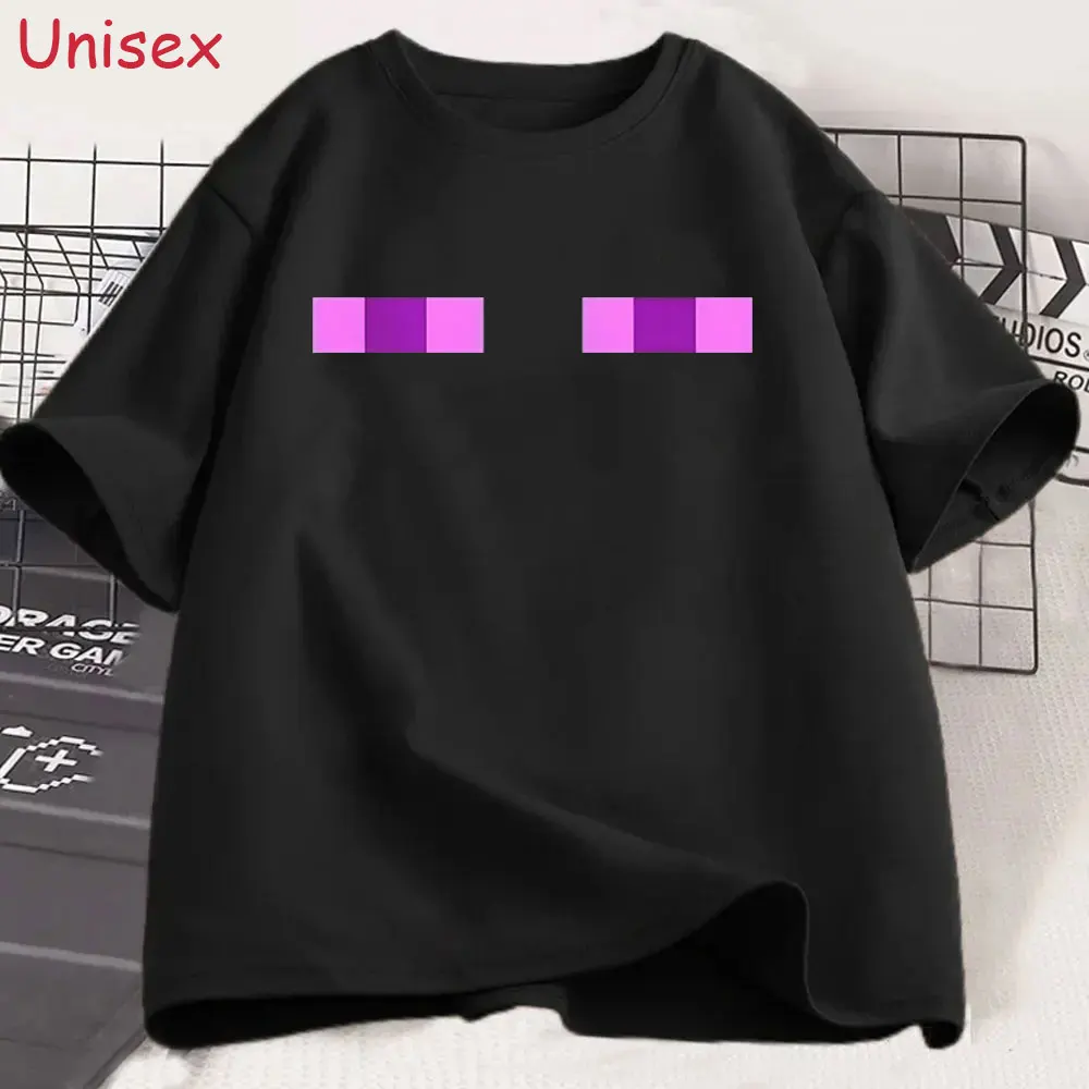 

Y2k High Quality Cotton T-shirt Comic Eyes Men Women Funny Meme T-shirts Anime Graphic T Shirts Unisex Summer Oversized Clothes