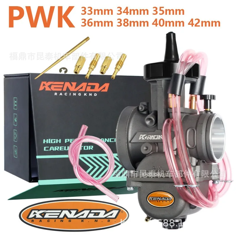 Suitable for 4T Engine 33 35 34 36 38 40 42mm Jingbin PWK Carburetor, Used for Off-road Motorcycles and Powerful Scooters