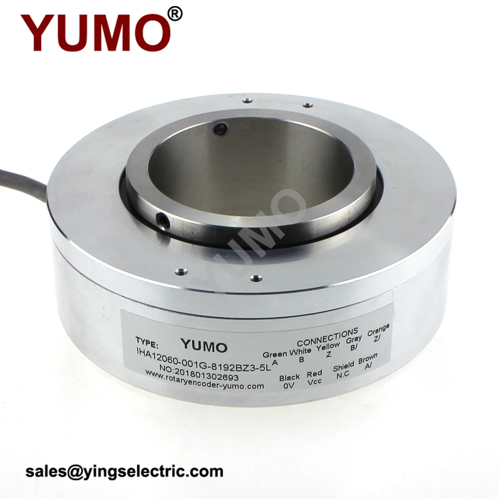 

YUMO IHA12060-001G-8192BZ3-5L hollow shaft incremental rotary encoder