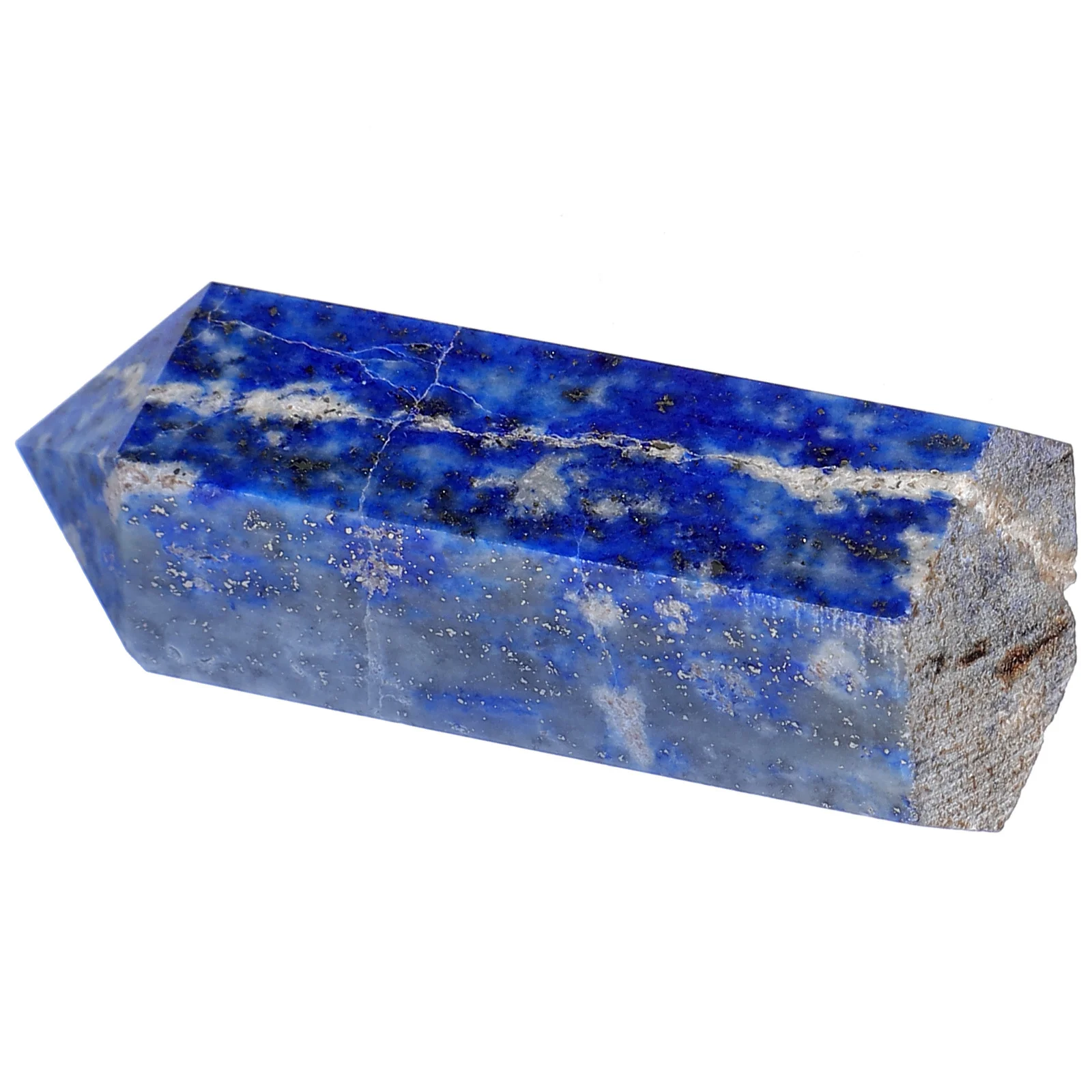 

Crystal Column Statue Decorative Stone Craft Hexagonal Natural Crystal for Tabletop Home Office Space Gift Idea