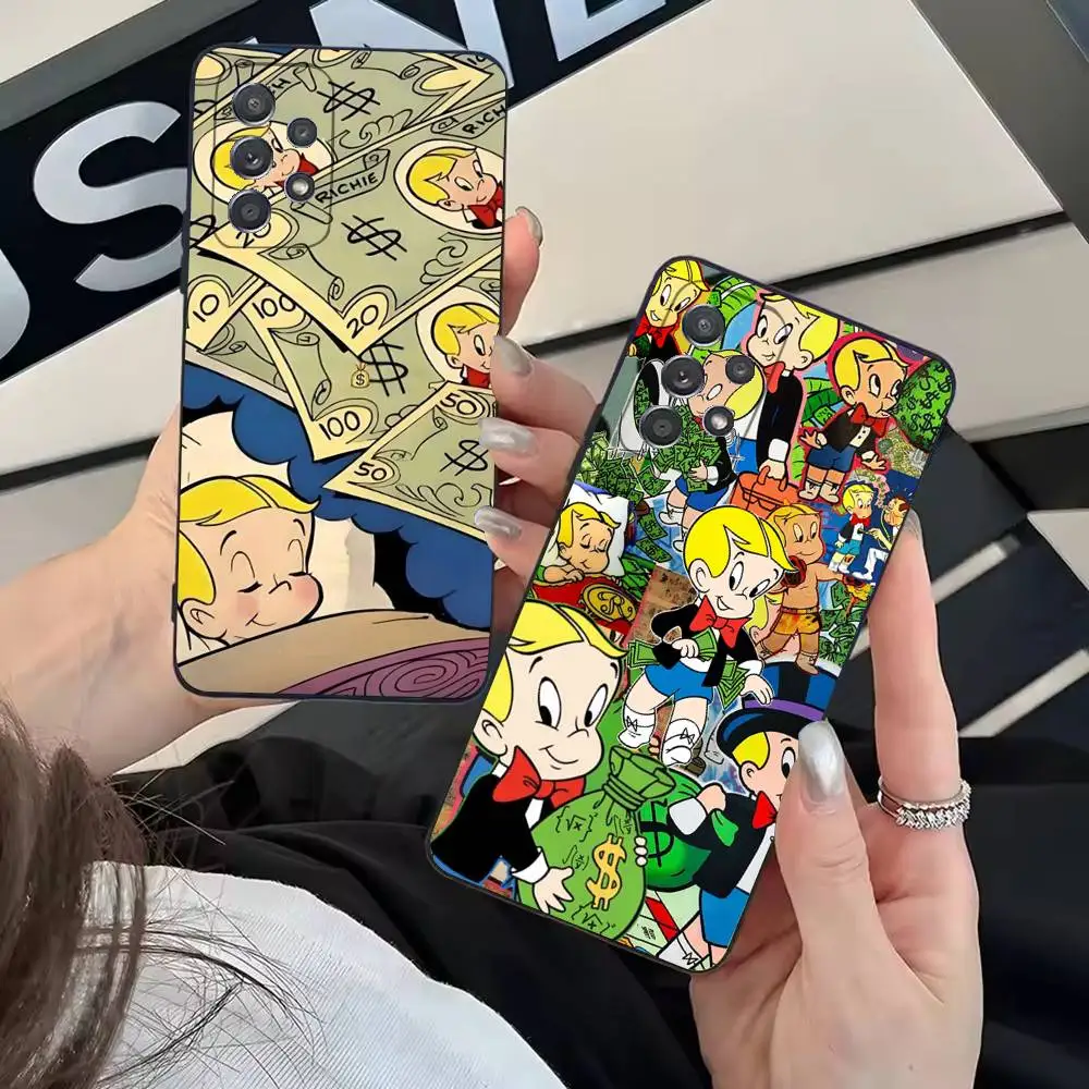 

Richie Rich Cartoon Phone Case for Samsung Galaxy A20,21s,22,31,32,52,71,80,A91,5G Colorful Cover Smartphone Pretty