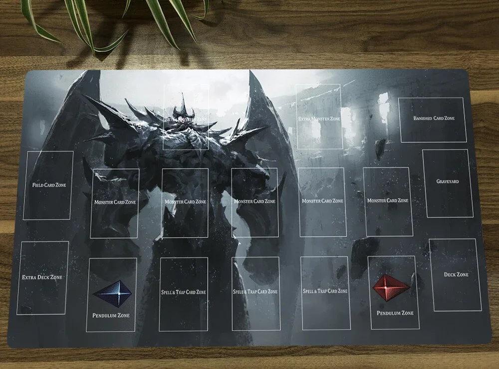 YuGiOh Obelisk The Tormentor TCG Mat Trading Card Game Mat CCG Playmat Anti-slip Mouse Pad Desk Play Mat 60x35cm Free Bag