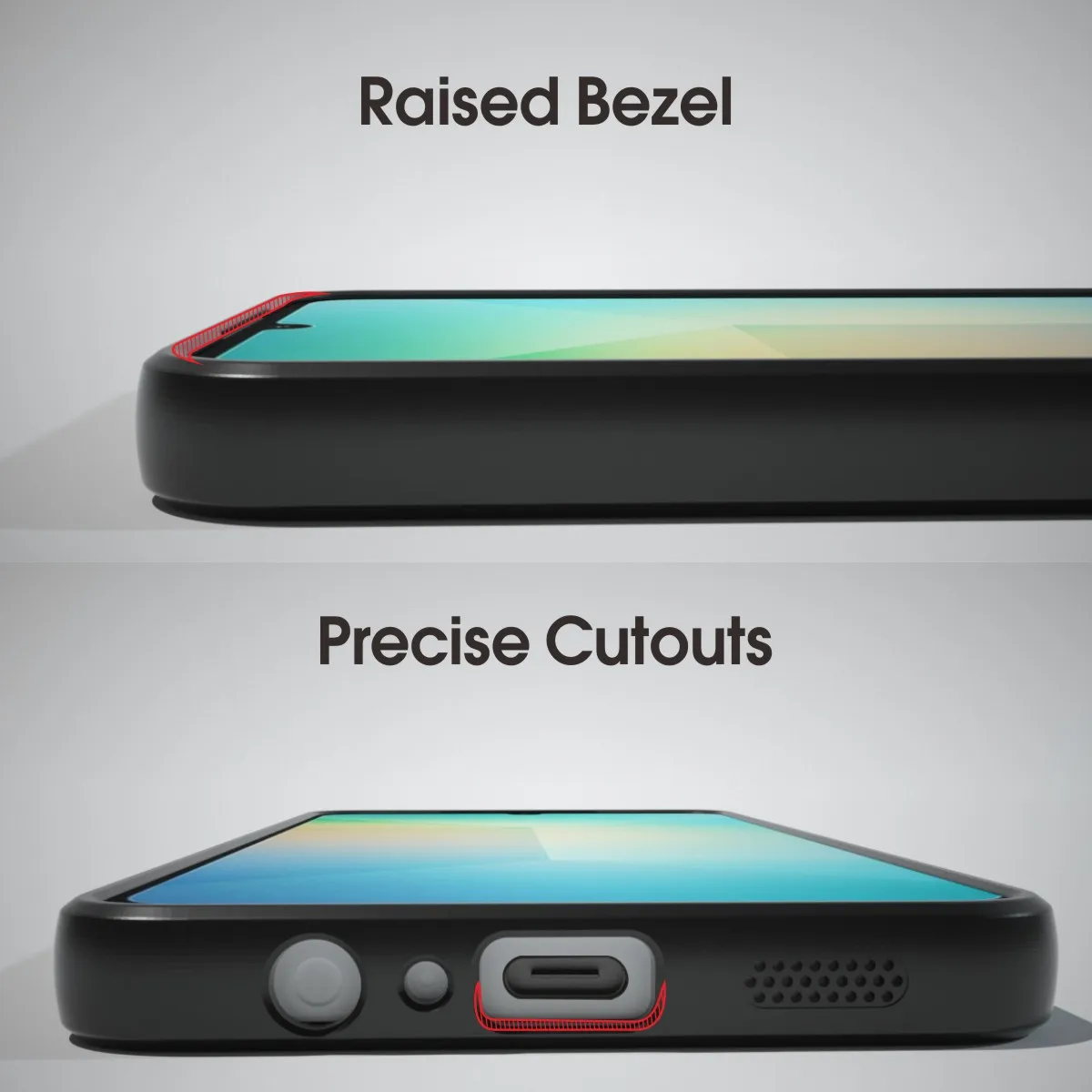 حافظة IBMRS لهاتف Samsung Galaxy A06، [مضادة للصدمات العسكرية] وغطاء مموه غير لامع مضاد للصفرق، مقاوم للزيت ومضاد لبصمات الأصابع